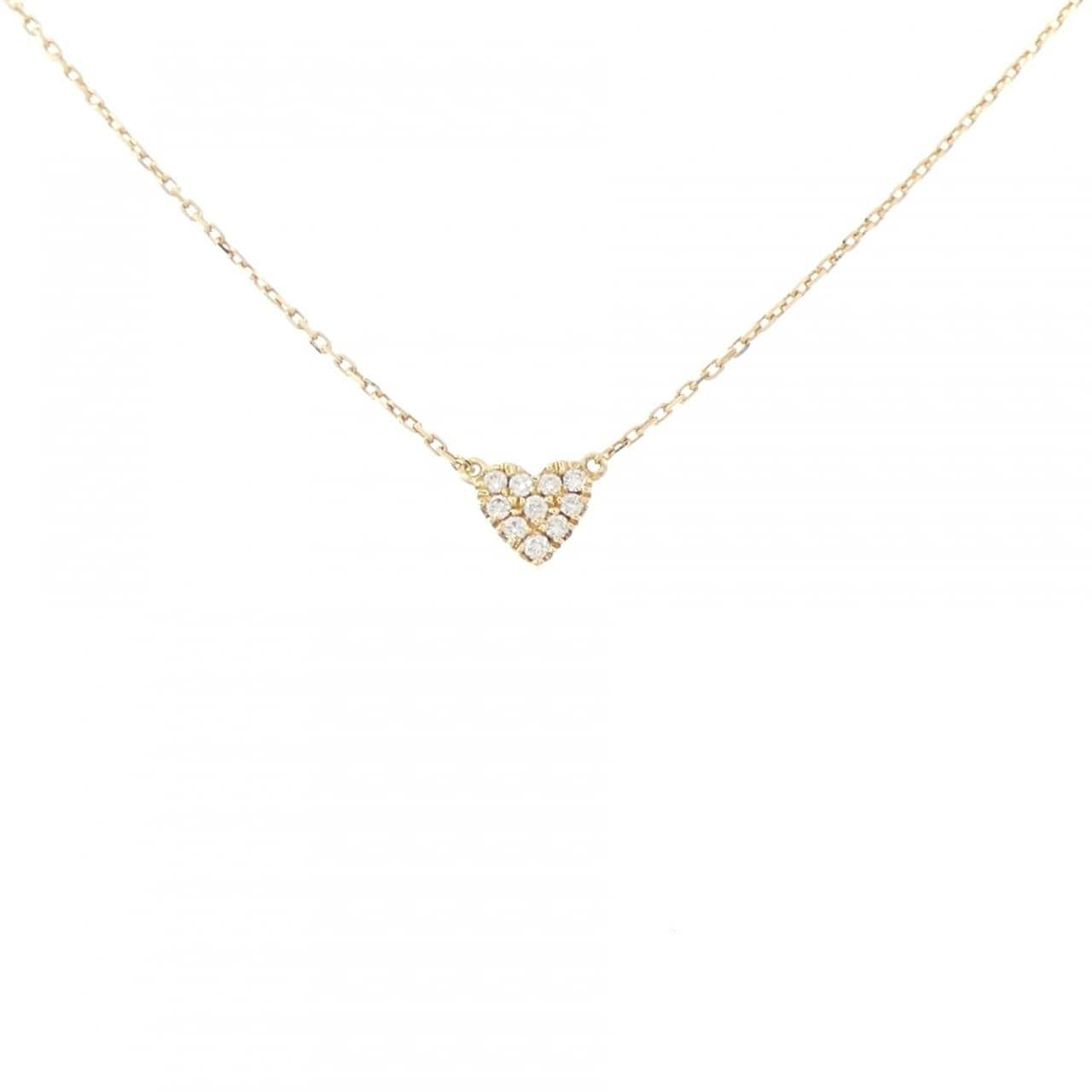 アーカー ハート ダイヤモンド ネックレス 0.05CT