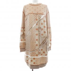 エルメス HERMES CLIL-CLAC A POIS *17-7754 ツイルレーヌ ワンピース