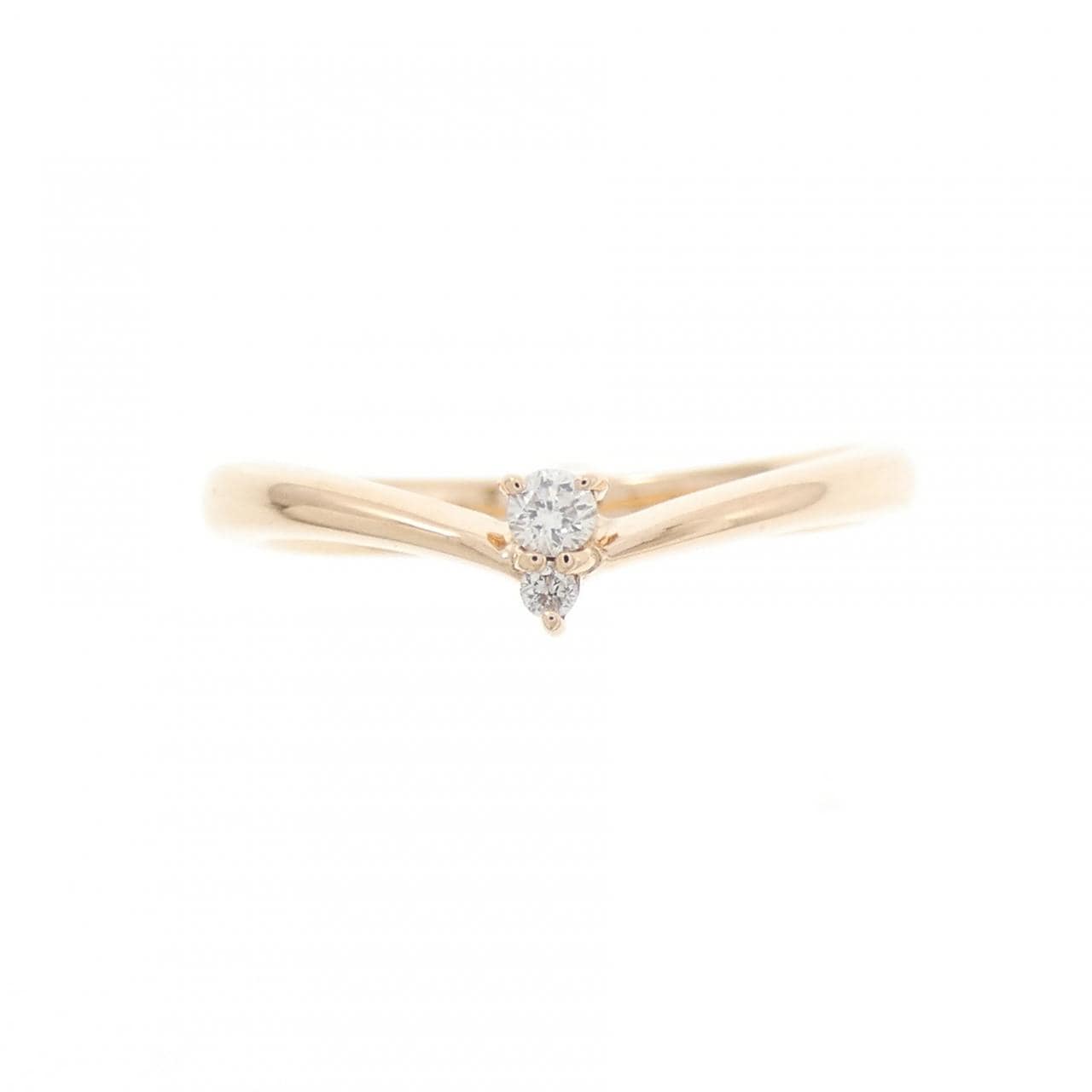 K10PG ダイヤモンド リング 0.04CT