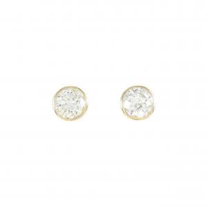 [Remake] K18YG/ST Diamond Earrings 0.500CT 504CT HI I1 VG-GOOD
