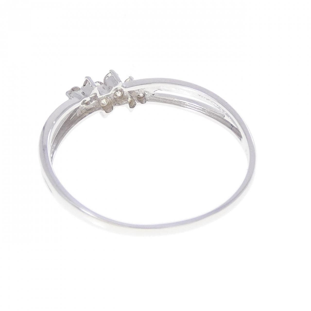 K10WG ダイヤモンド リング 0.10CT