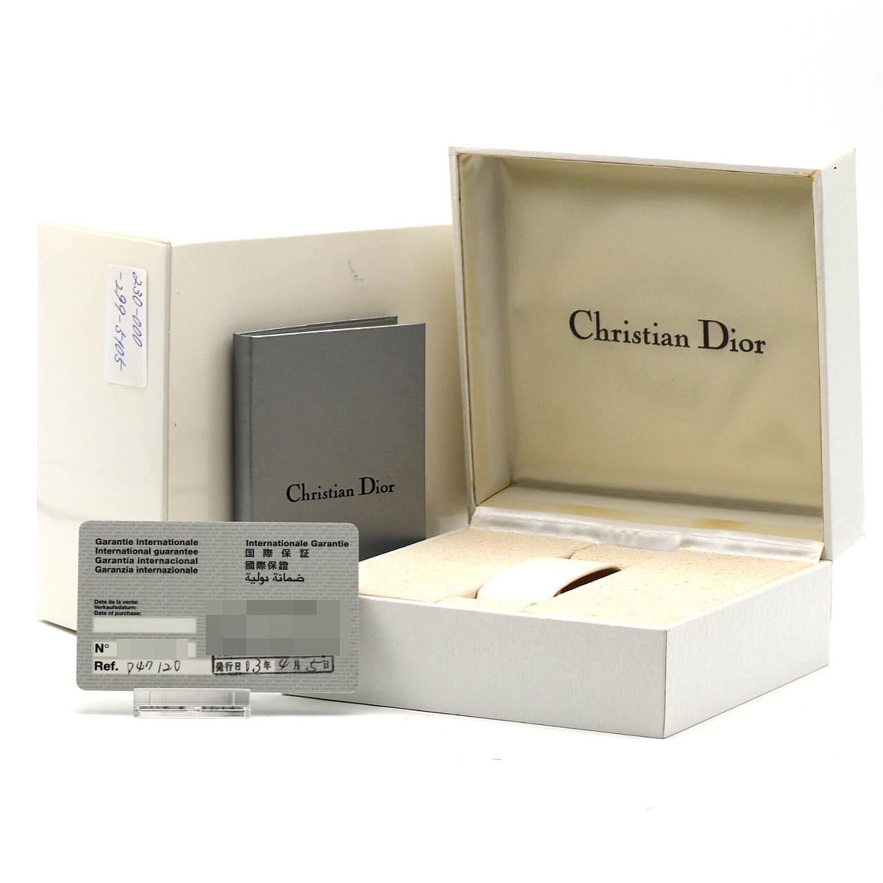 【ノーメンテナンス還元価格】クリスチャンディオール バギラ D47-120 SS クォーツ