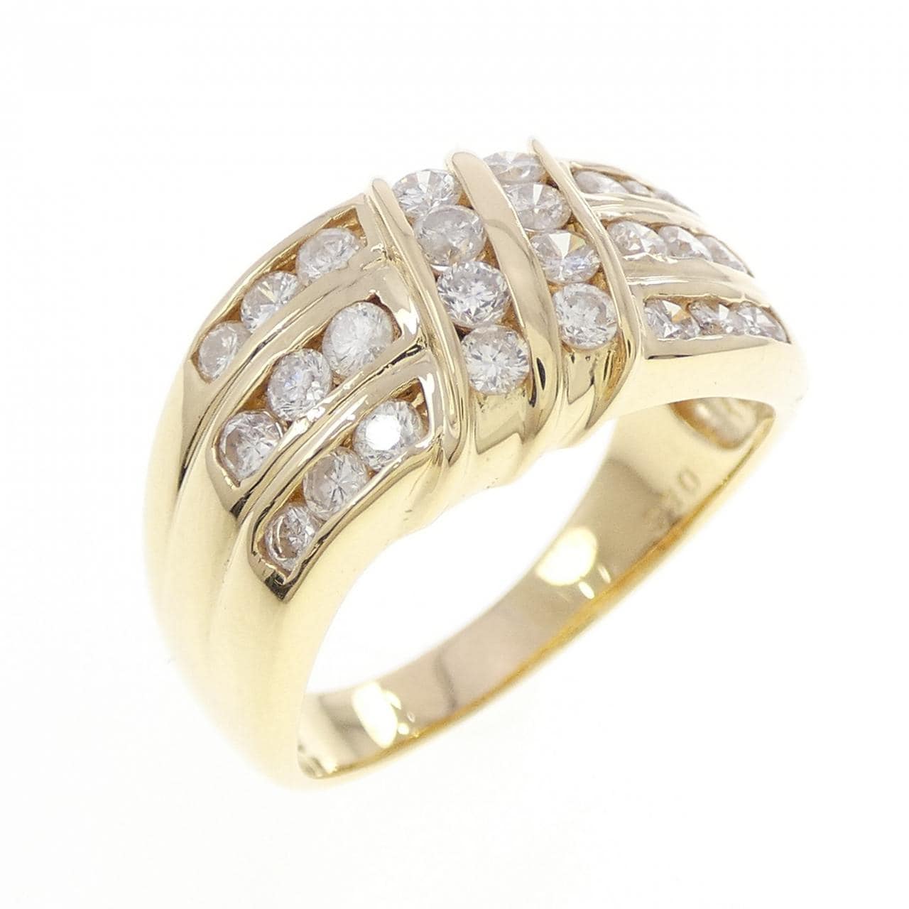 K18YG ダイヤモンド リング 0.83CT