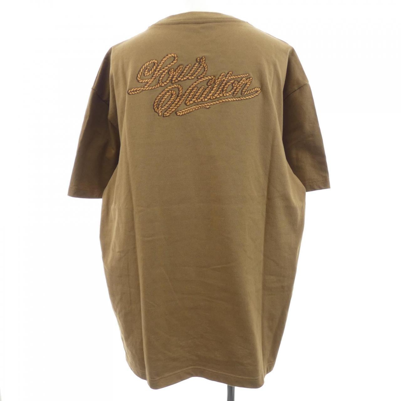 ルイヴィトン LOUIS VUITTON エンブロイダードシグネチャーコットンTシャツ HRY89WNPL Tシャツ