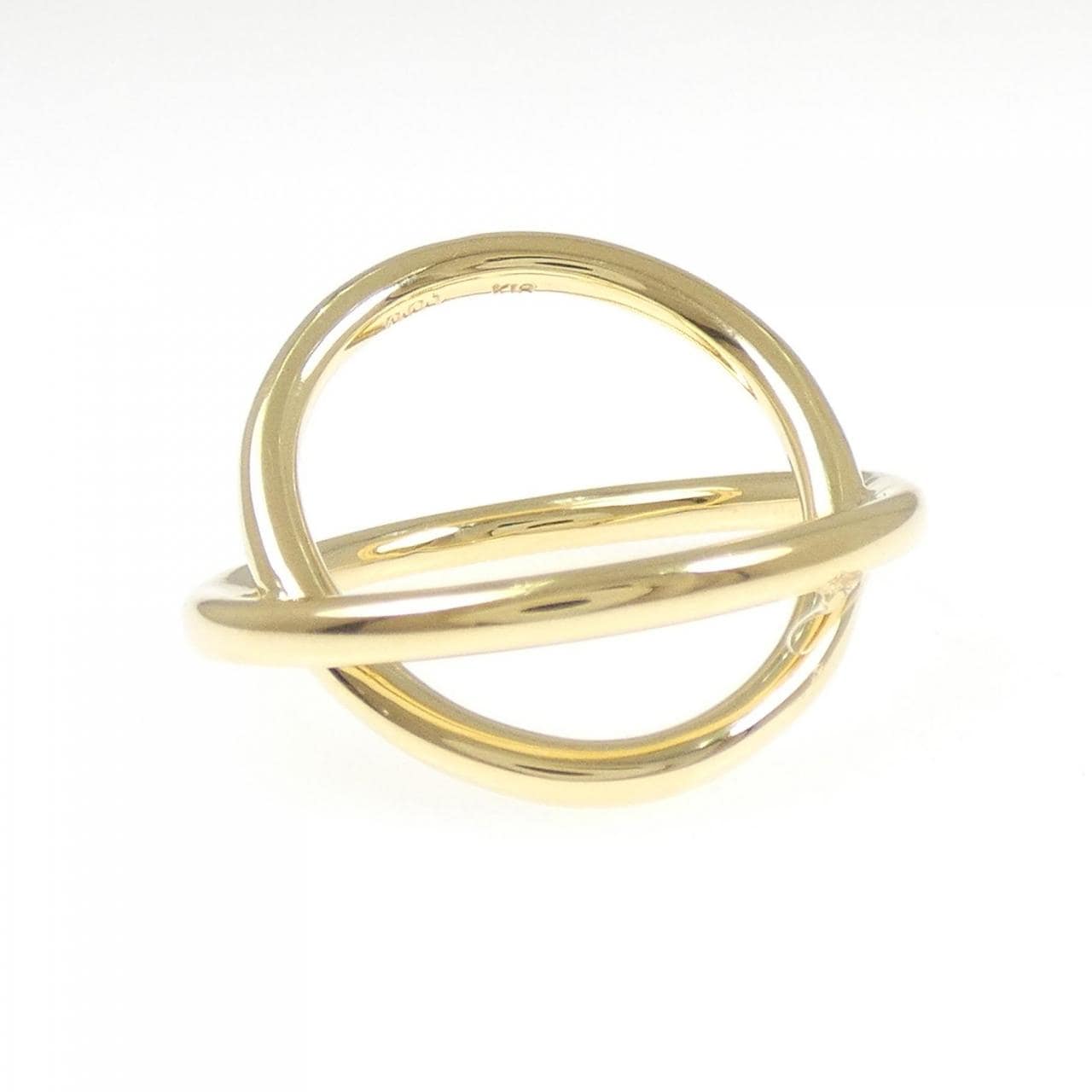 K18YG ダイヤモンド リング 0.01CT