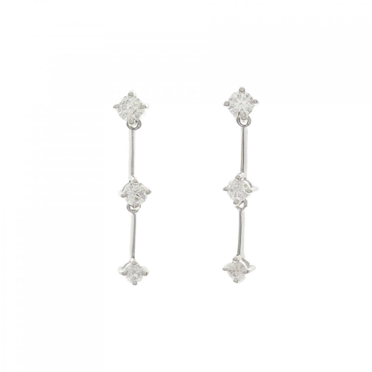 PT ダイヤモンド ピアス 0.60CT