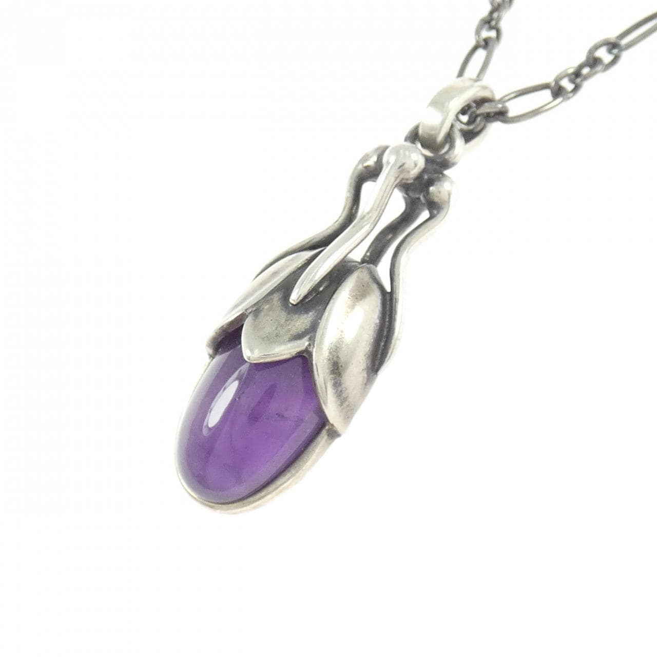 ジョージ ジェンセン アメジスト ネックレス