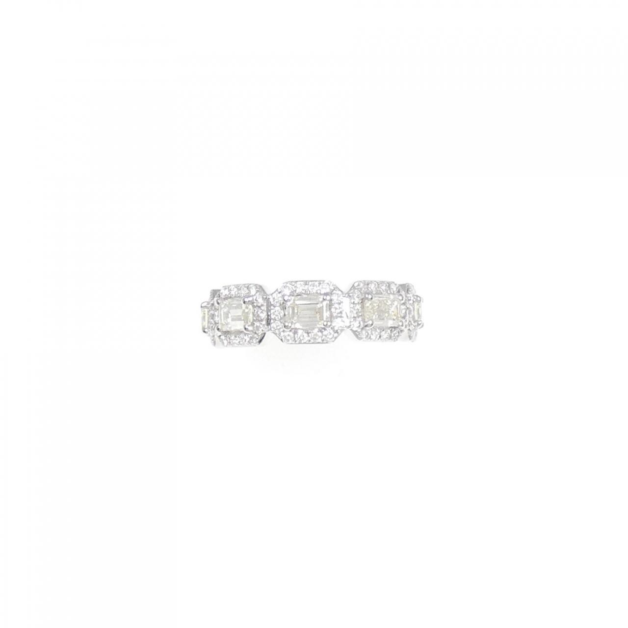 【新品】K18WG ダイヤモンド リング 0.43CT
