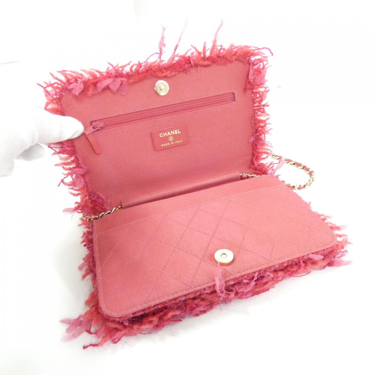 シャネル タイムレスクラシック ライン 33814 チェーンウォレット