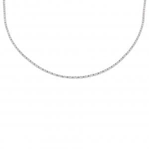 K18WG ダイヤモンド ネックレス 1.95CT
