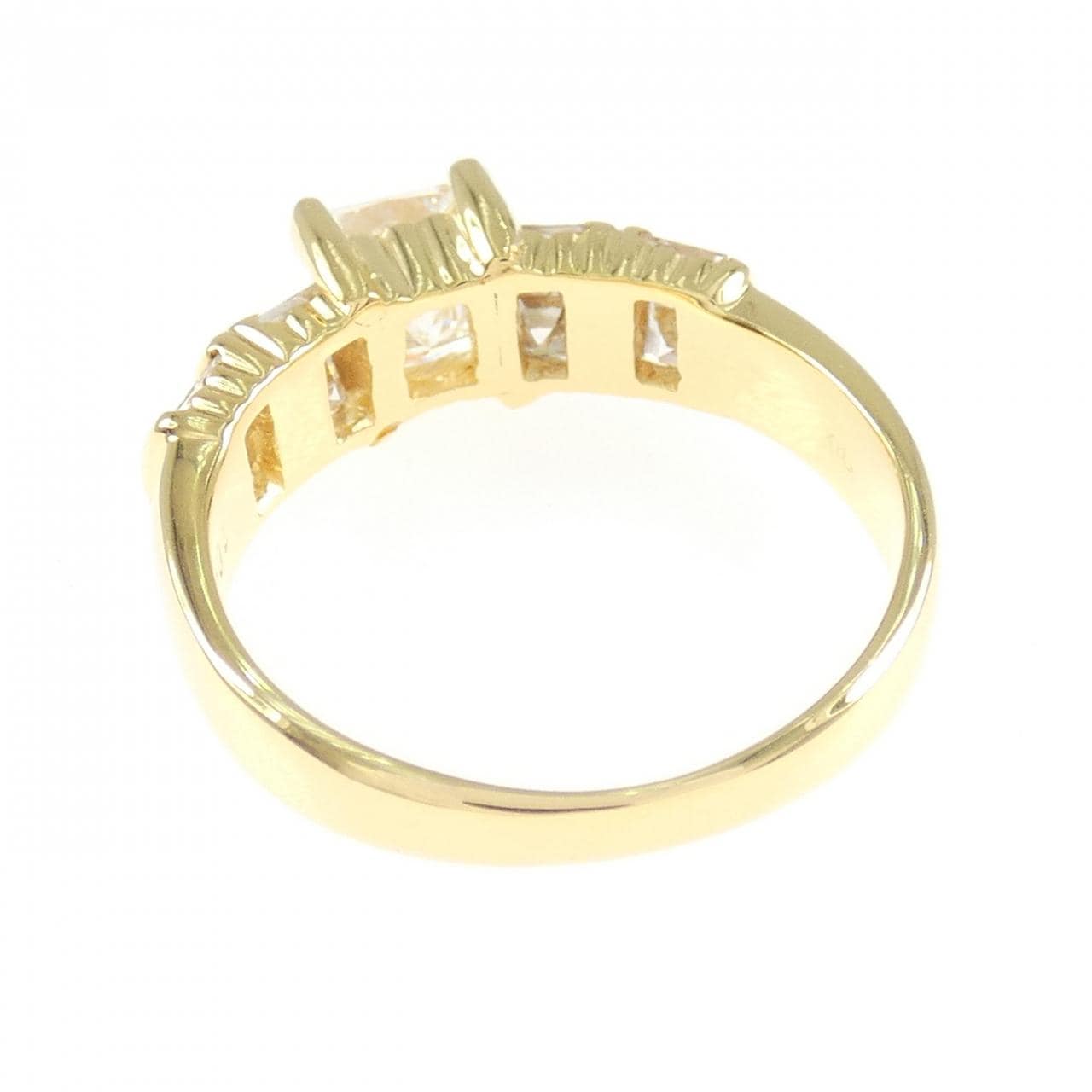 K18YG ダイヤモンド リング 1.035CT