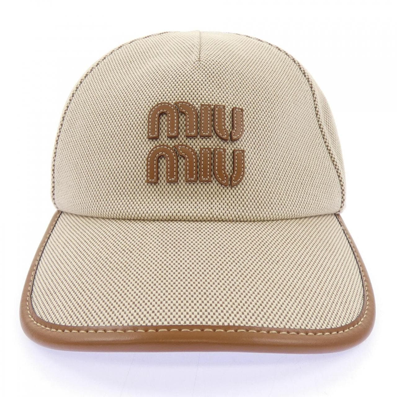 ミュウミュウ MIU MIU ベースボールキャップ 5HC179 ACRN キャップ