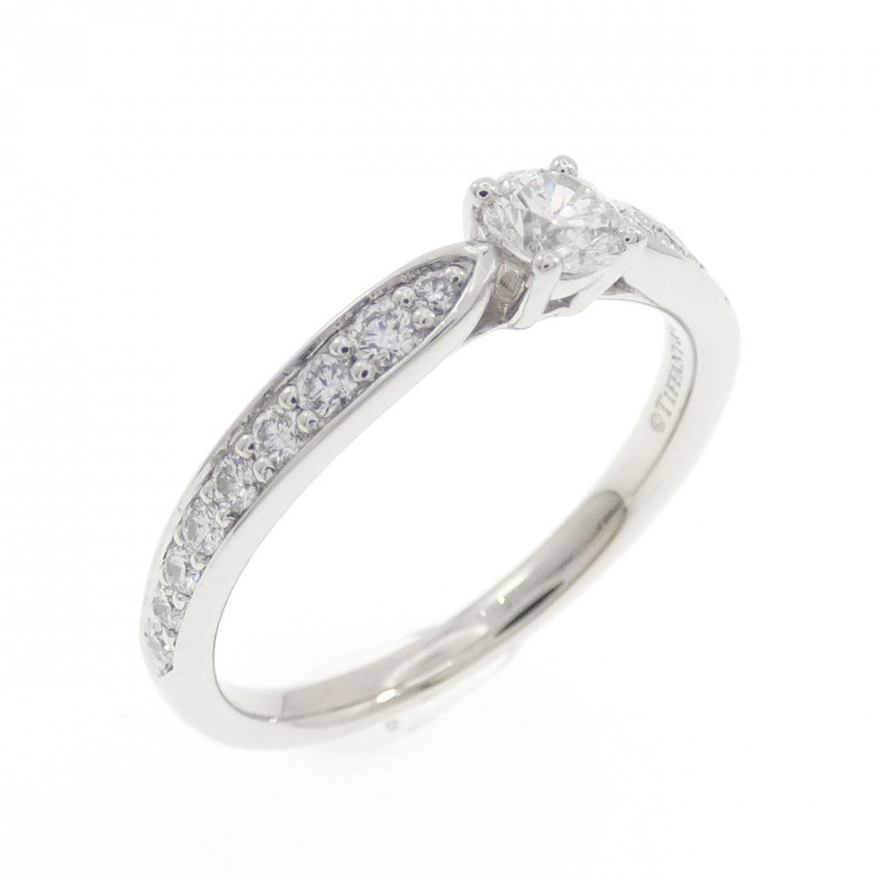 ティファニー ハーモニー リング 0.19CT H SI1 3EXT