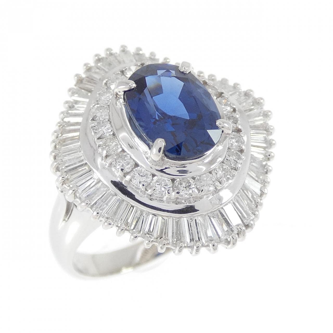 PT900 サファイヤ リング 2.25CT