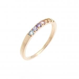 K10PG カラーストーン ピンキーリング