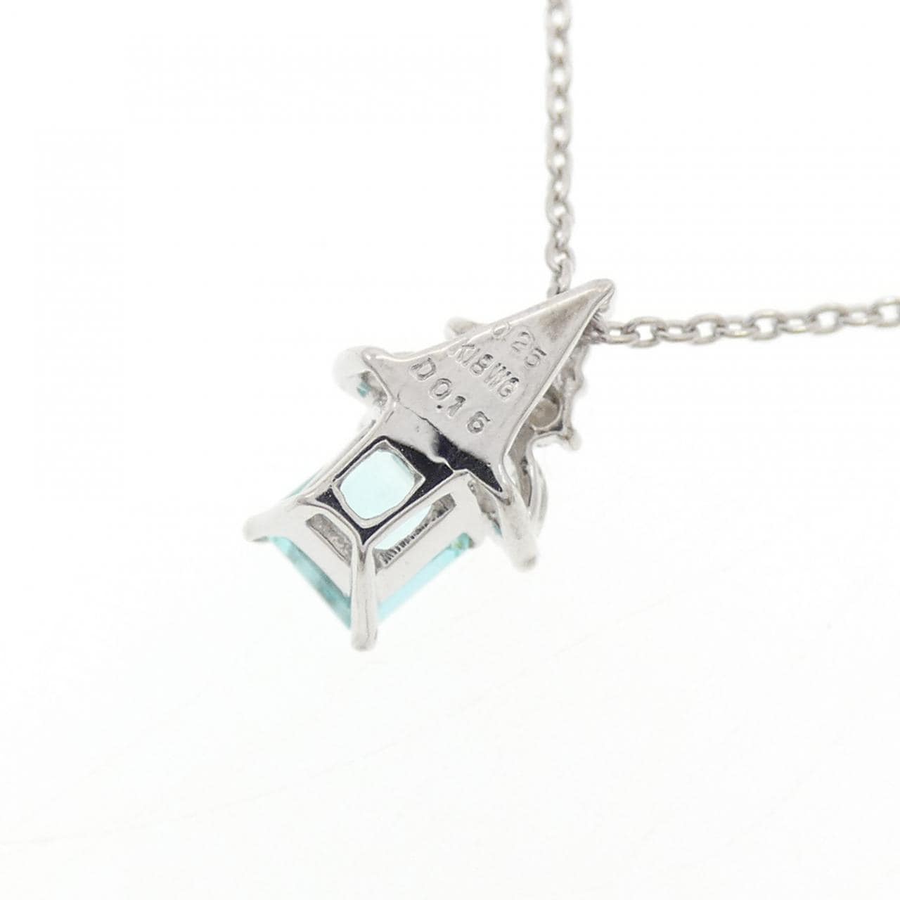 K18WG パライバトルマリン ネックレス 0.25CT