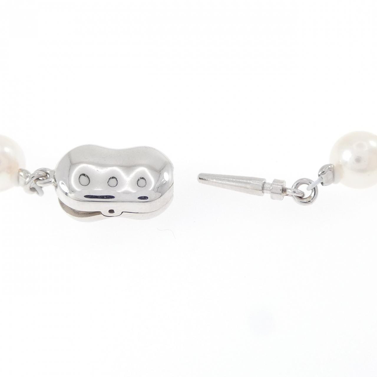 シルバークラスプ アコヤパール ネックレス 6-6.5mm