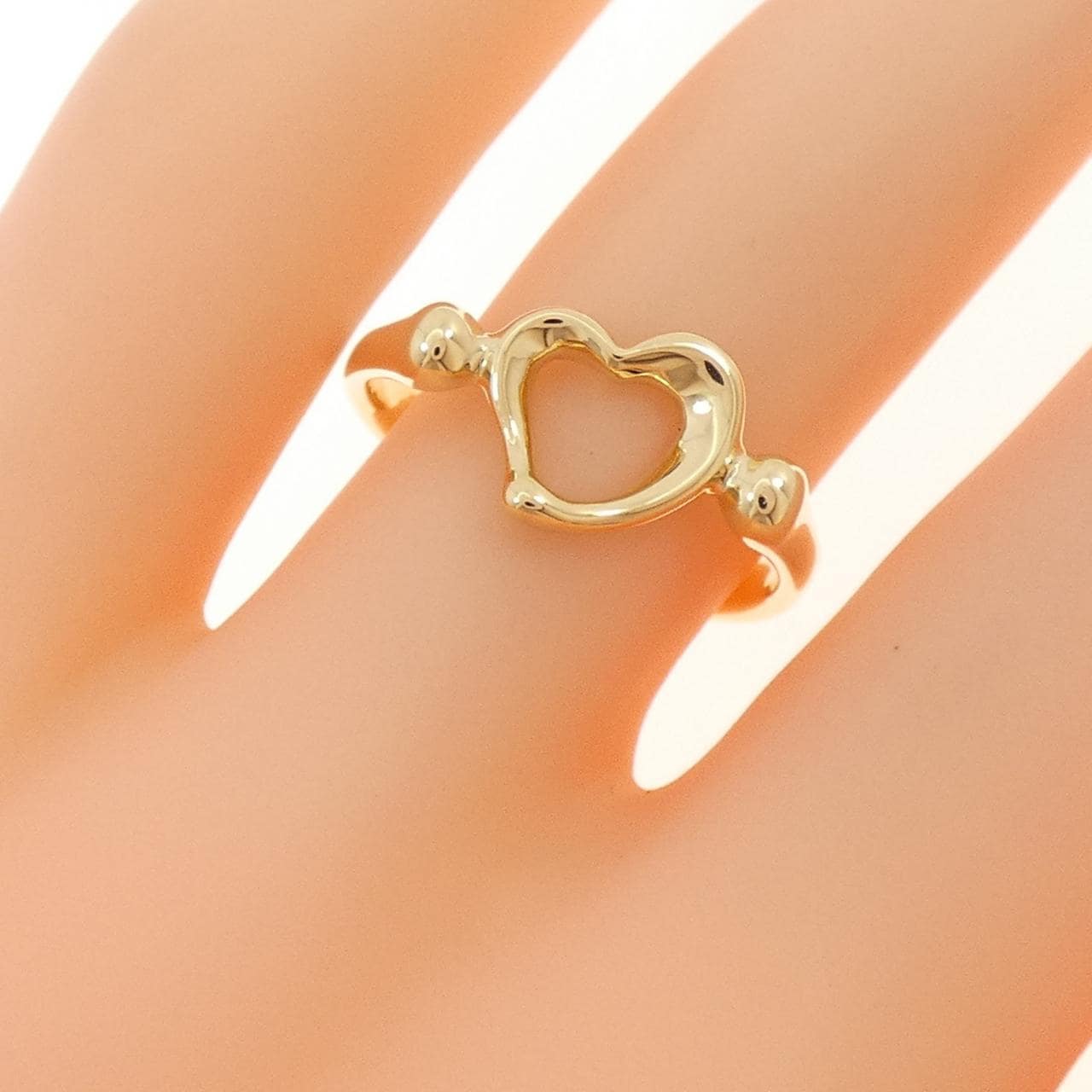 ティファニー オープンハート リング