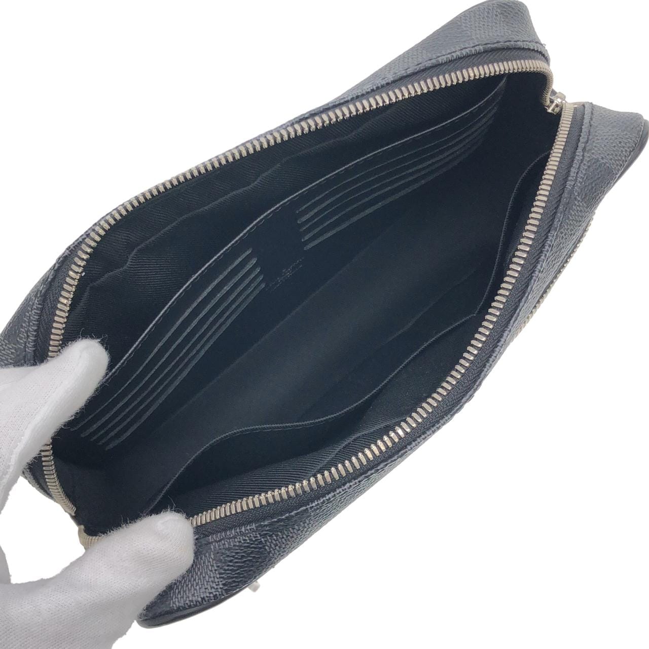 ルイヴィトン ダミエ グラフィット ポシェット カサイ N41664 セカンドバッグ