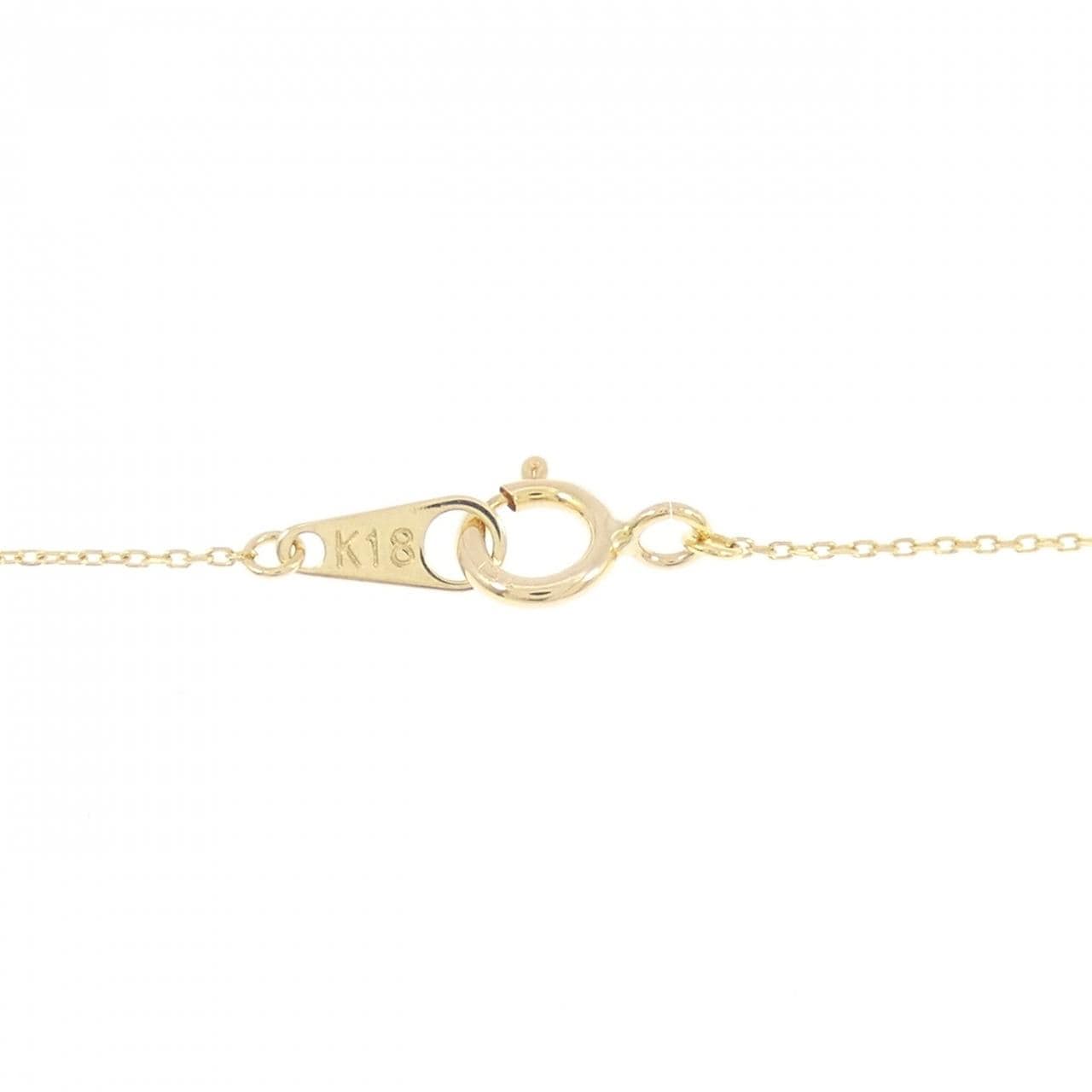 K18YG ピンクダイヤモンド ネックレス 0.144CT