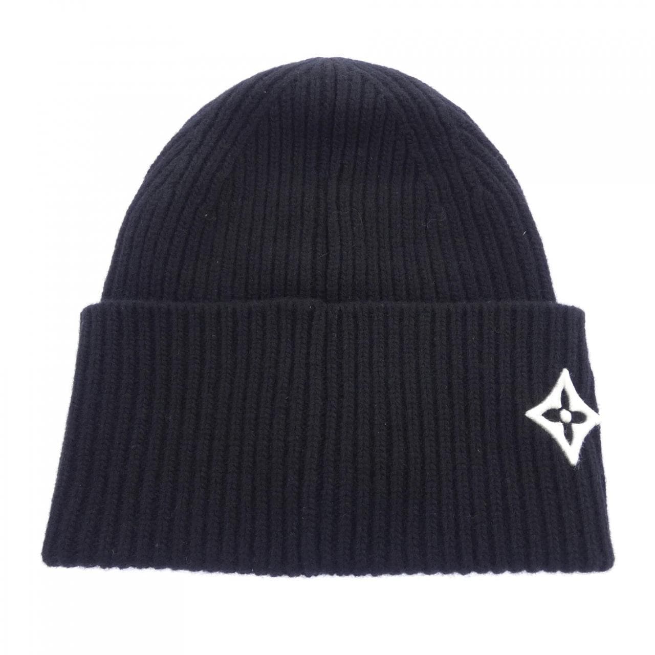ルイヴィトン LOUIS VUITTON ビーニーLVヘッドライン M77872 ニットキャップ