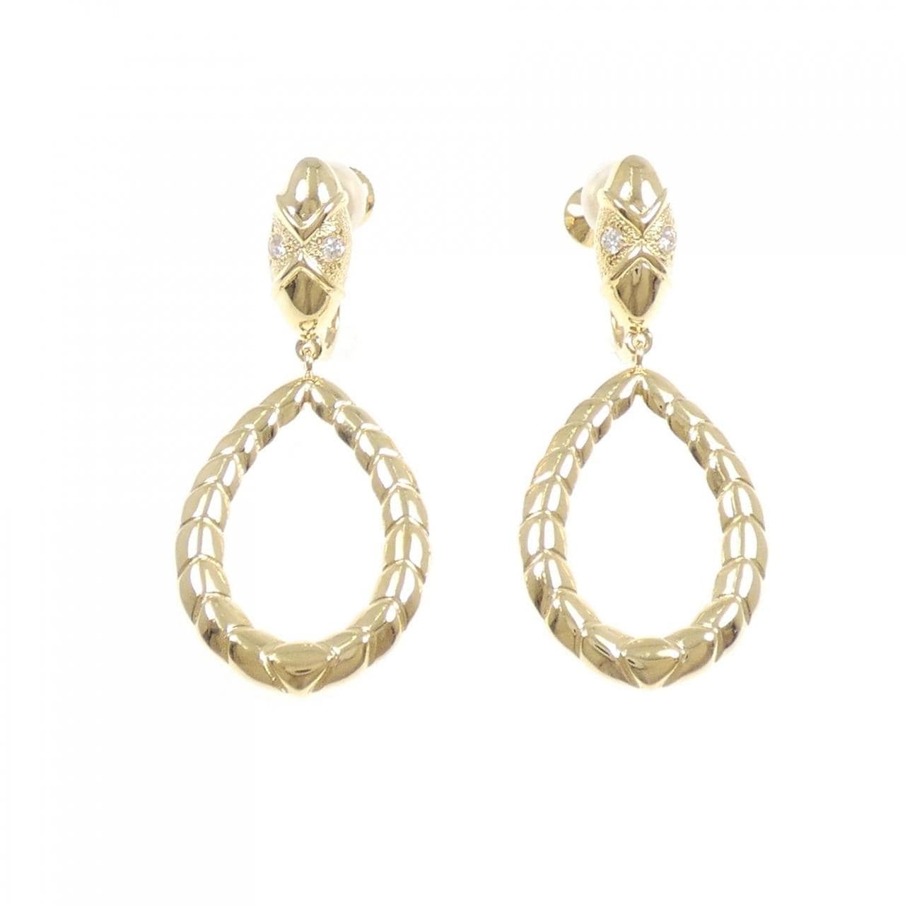 ミキモト ダイヤモンド イヤリング 0.08CT