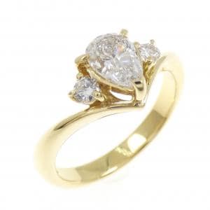 K18YG ダイヤモンド リング 0.545CT