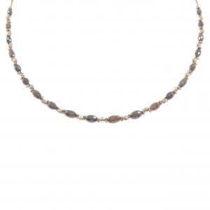 K18PG ダイヤモンド ネックレス 14.00CT