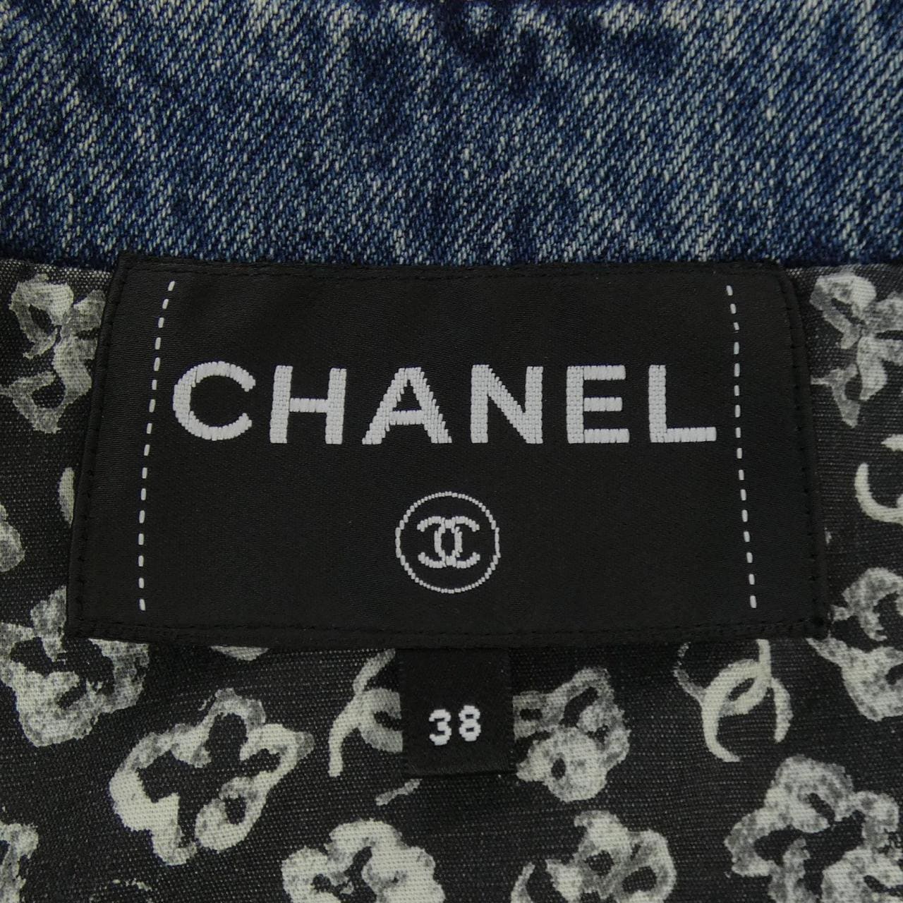 シャネル CHANEL LOOK39 P80314V72824 25B デニムジャケット