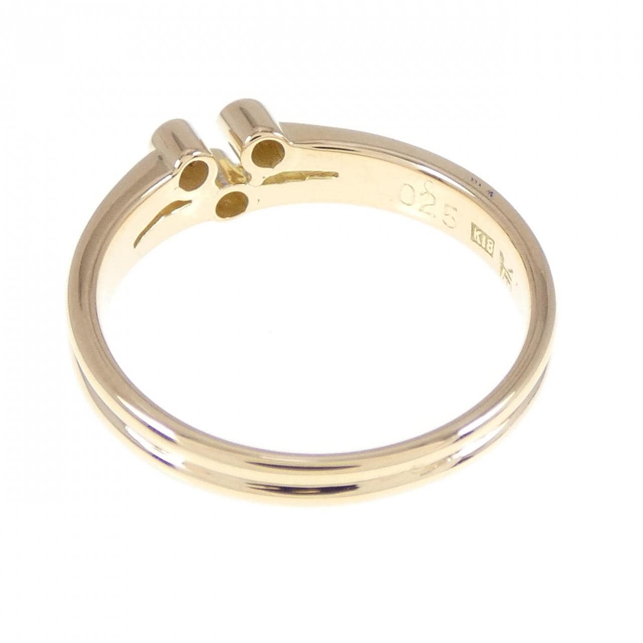 K18YG ダイヤモンド リング 0.025CT