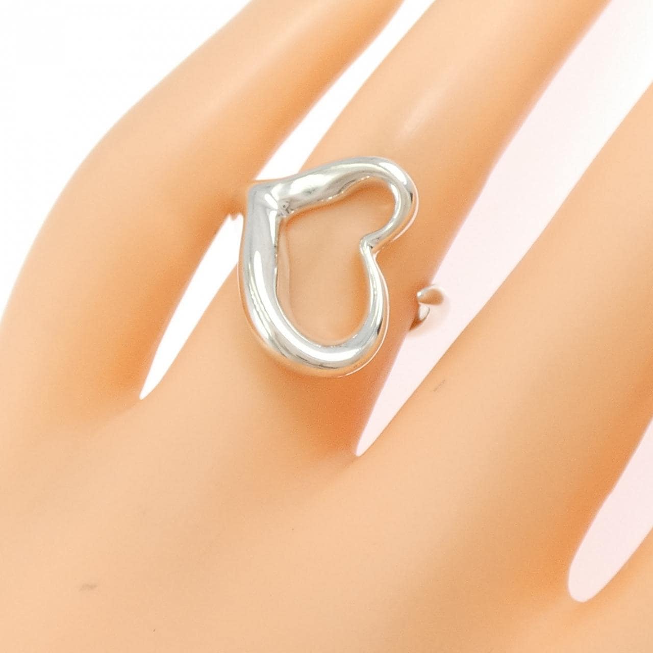 ティファニー オープンハート リング