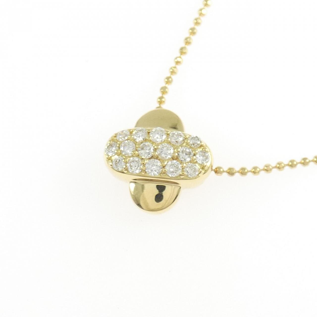 K18YG ダイヤモンド ネックレス 0.25CT