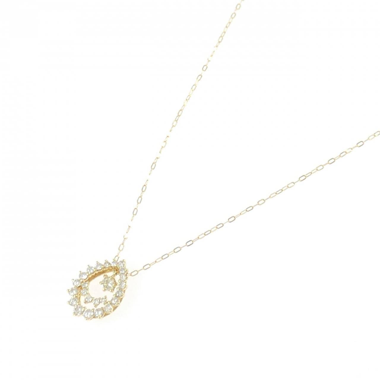 K18YG ダイヤモンド ネックレス 0.50CT