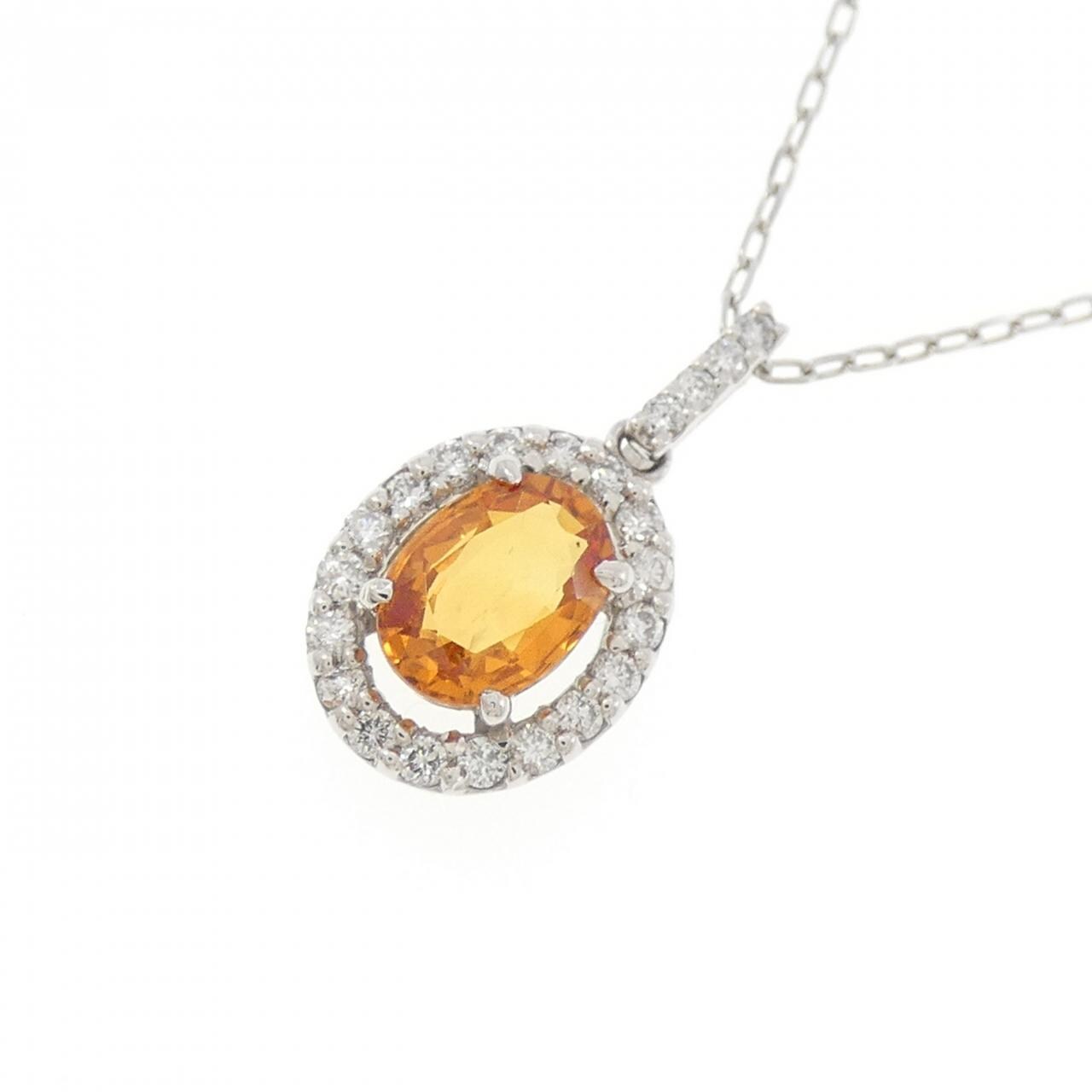 PT900/PT850 サファイヤ ネックレス 1.02CT