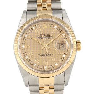 ロレックス デイトジャスト 16233G SSxYG 自動巻 X番