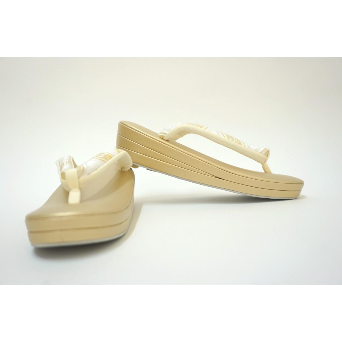 【新品】草履バッグセット　白梅　Ｌサイズ