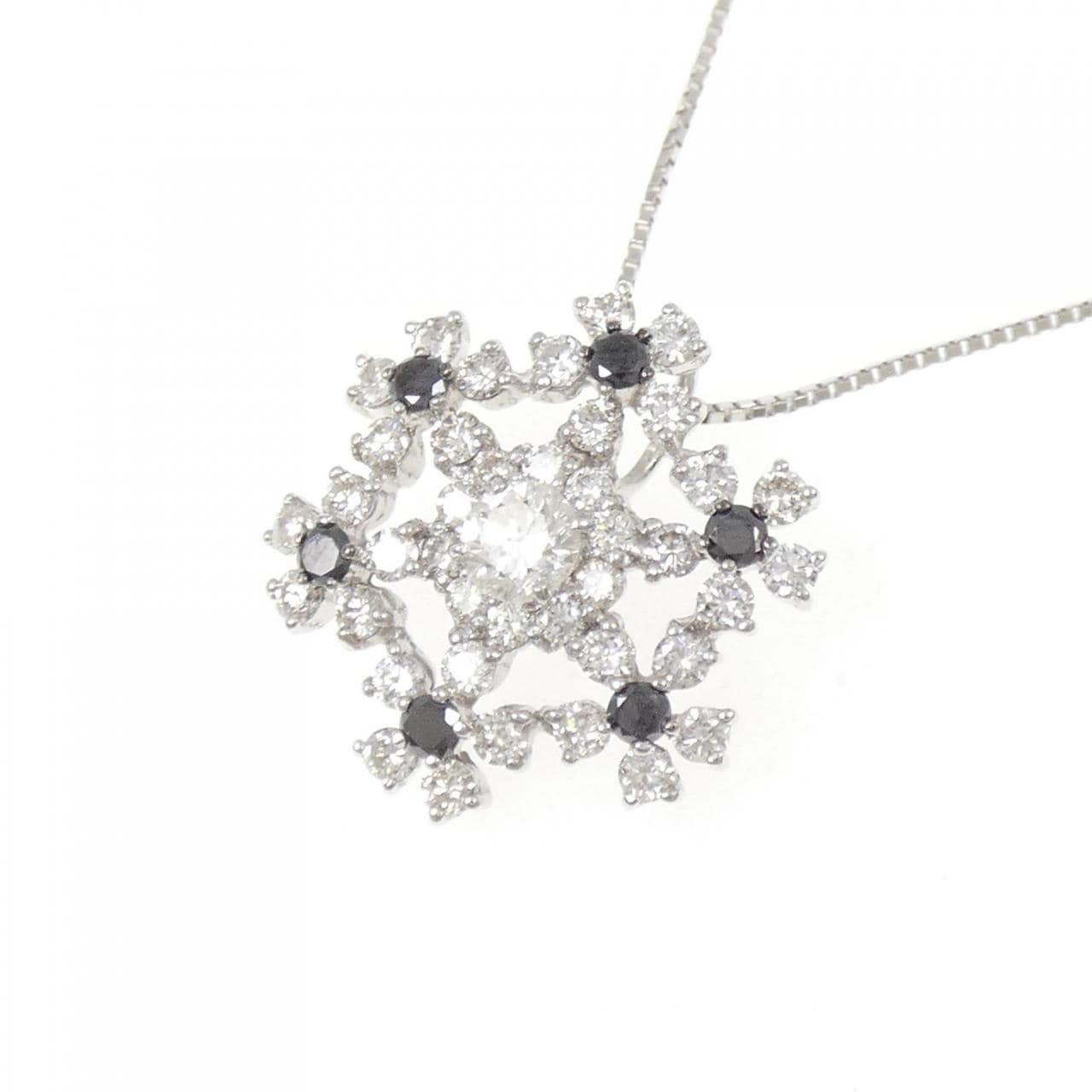 K18WG ダイヤモンド ネックレス 0.32CT