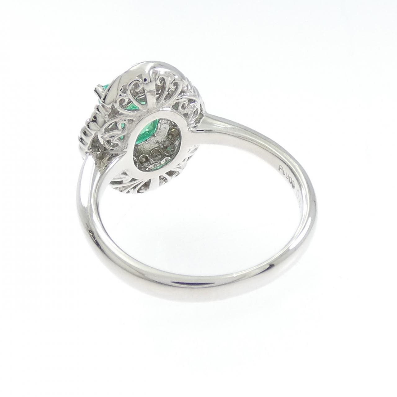 PT900 エメラルド リング 0.83CT