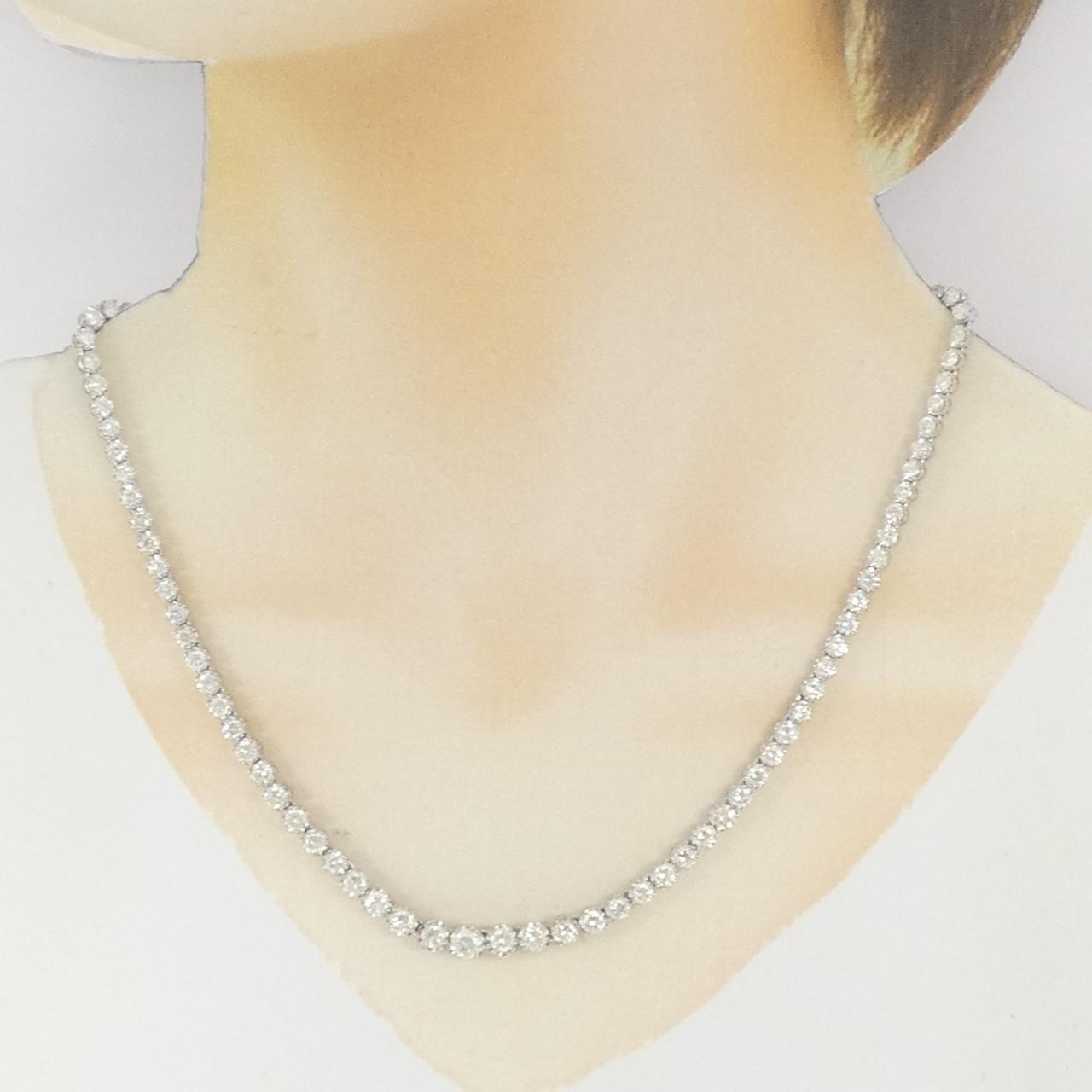PT850 ダイヤモンド ネックレス 10.29CT