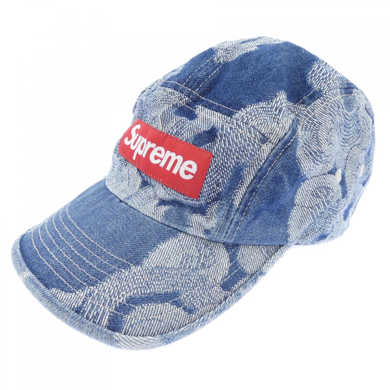 シュプリーム SUPREME Flames Jacquard Denim キャップ
