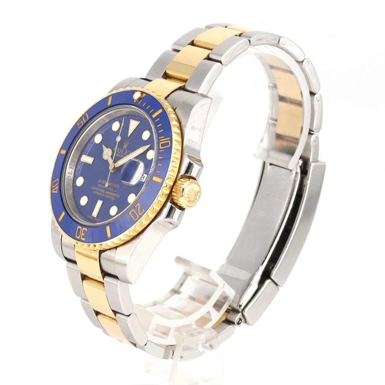 【ノーメンテナンス還元価格】ロレックス サブマリーナーデイト 116613LB SSxYG 自動巻 V番