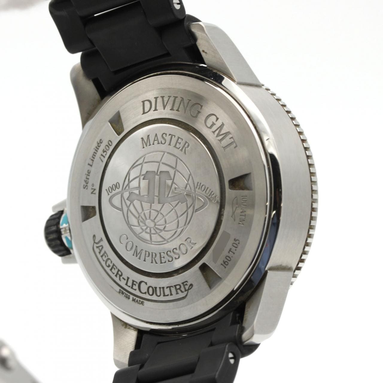 【ノーメンテナンス還元価格】ジャガー･ルクルト マスターコンプレッサーダイビングGMT LIMITED 160.T.05/Q187T770 TI 自動巻