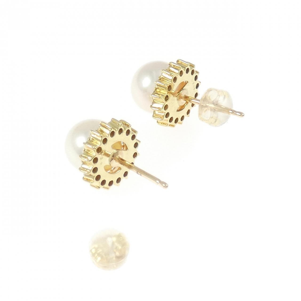 K18YG アコヤパール ピアス 8.5mm