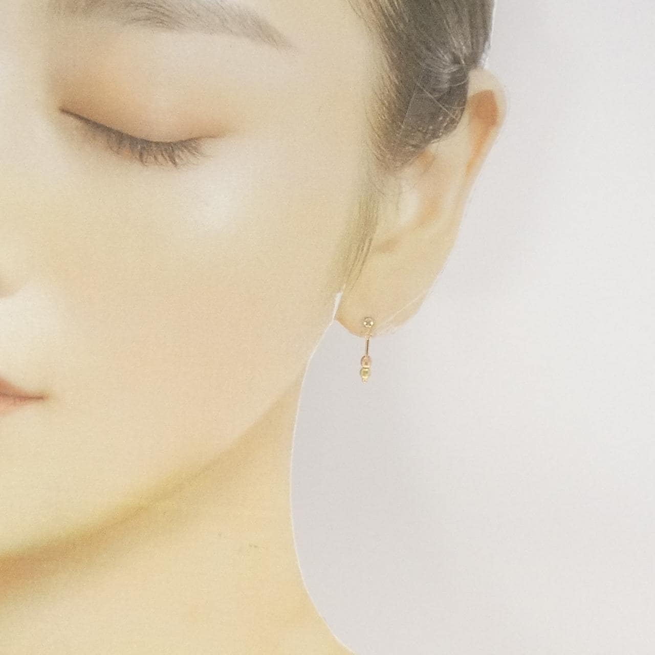 K18YG/K18PG earrings
