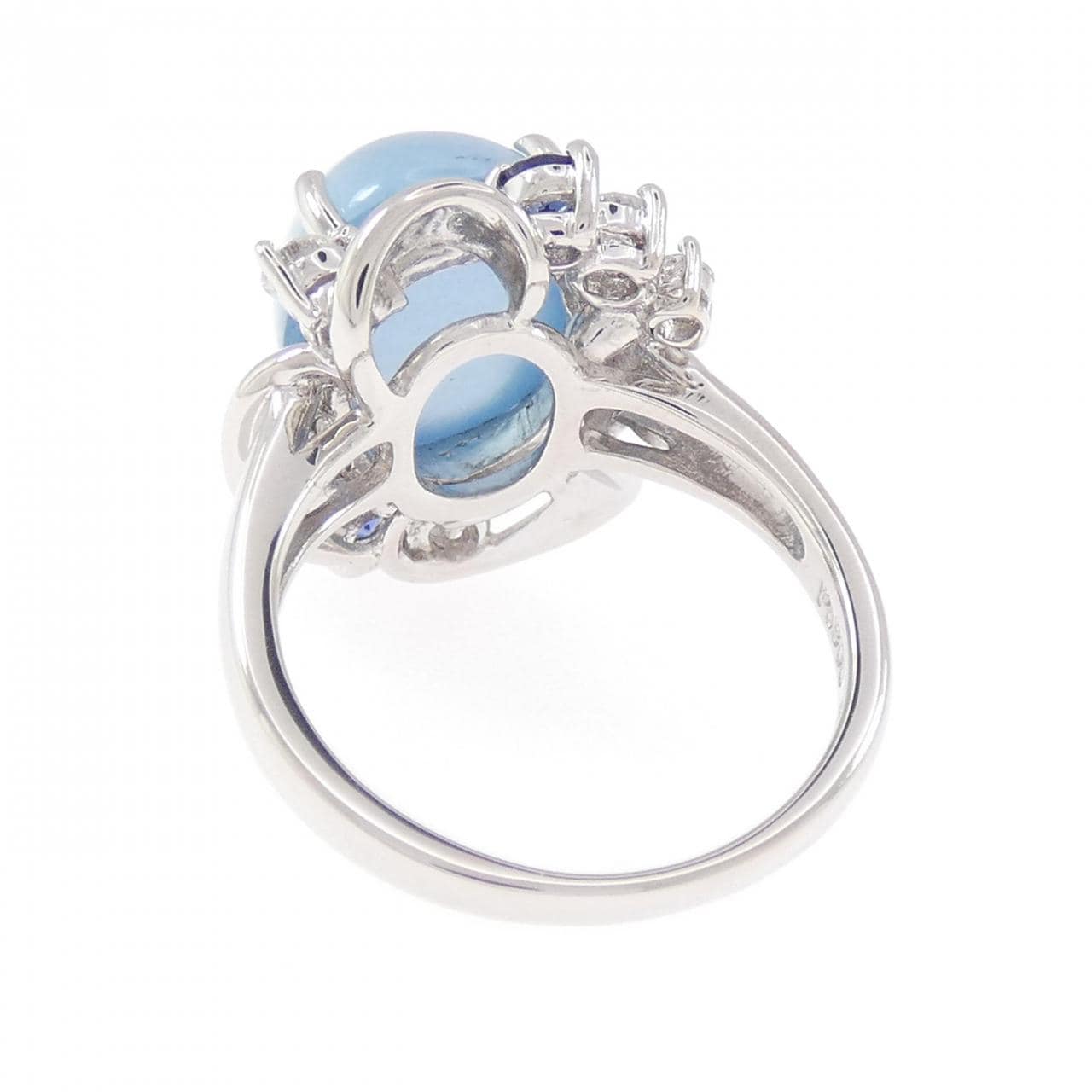 PT900 アクアマリン リング 6.03CT