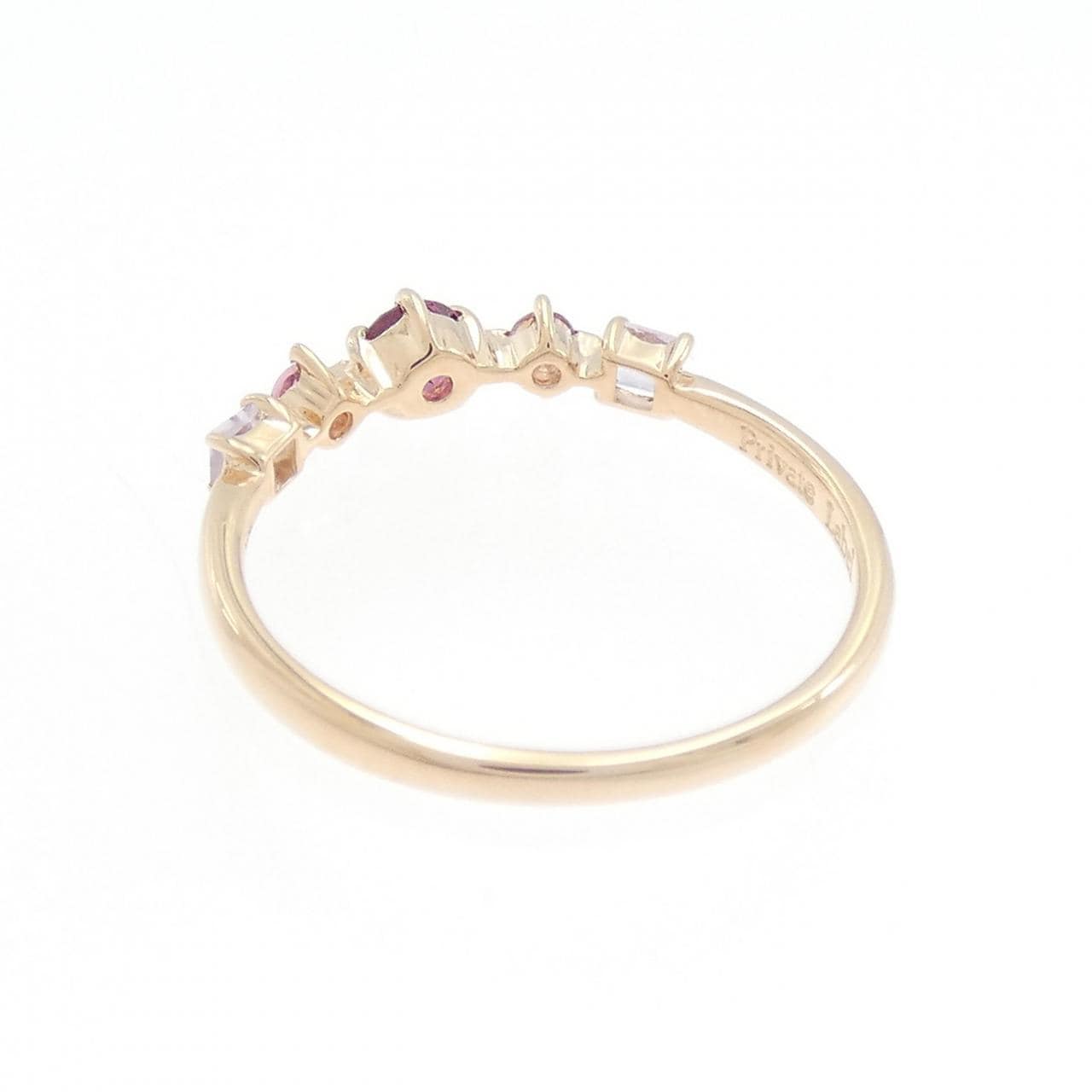 K10PG カラーストーン リング