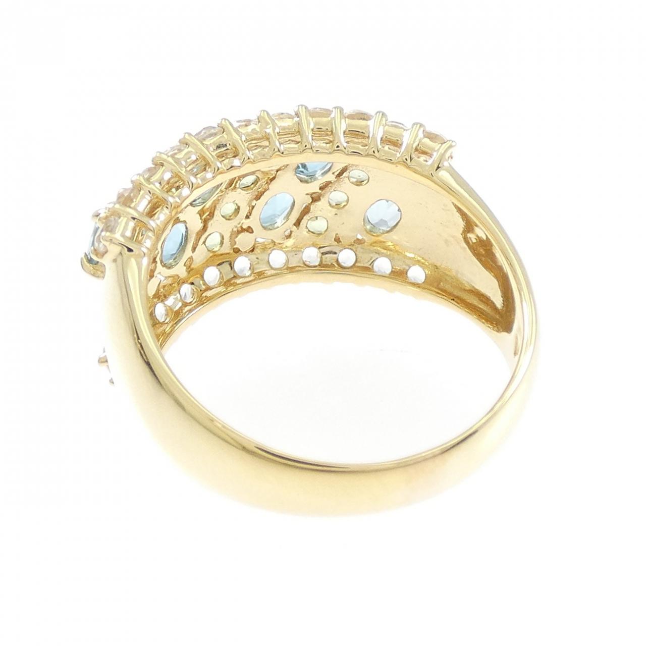 K18YG トパーズ リング