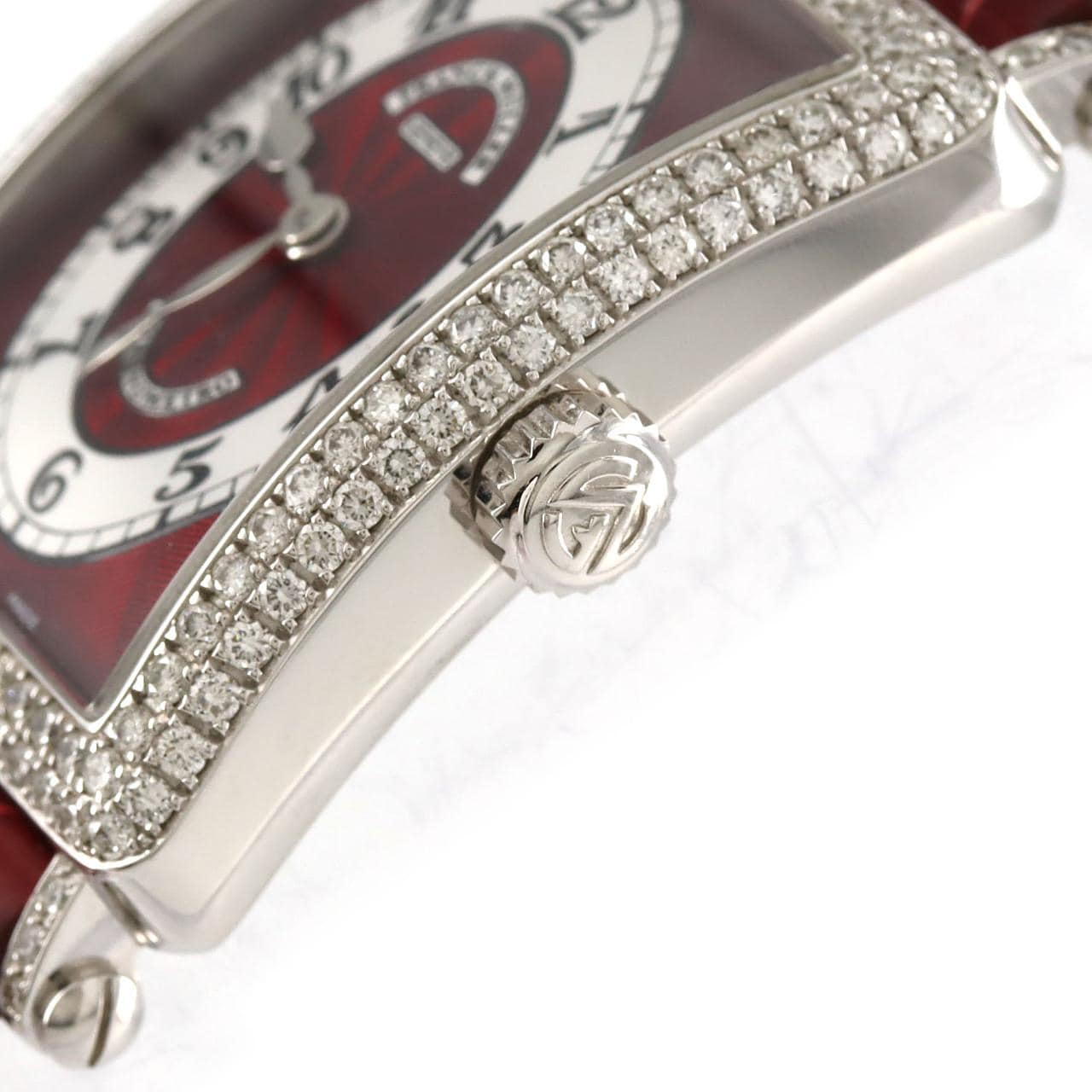 [新品產品] FRANCK MULLER Long Island Chrono Metro 白金/2D 錶耳 D 902QZD 白石英