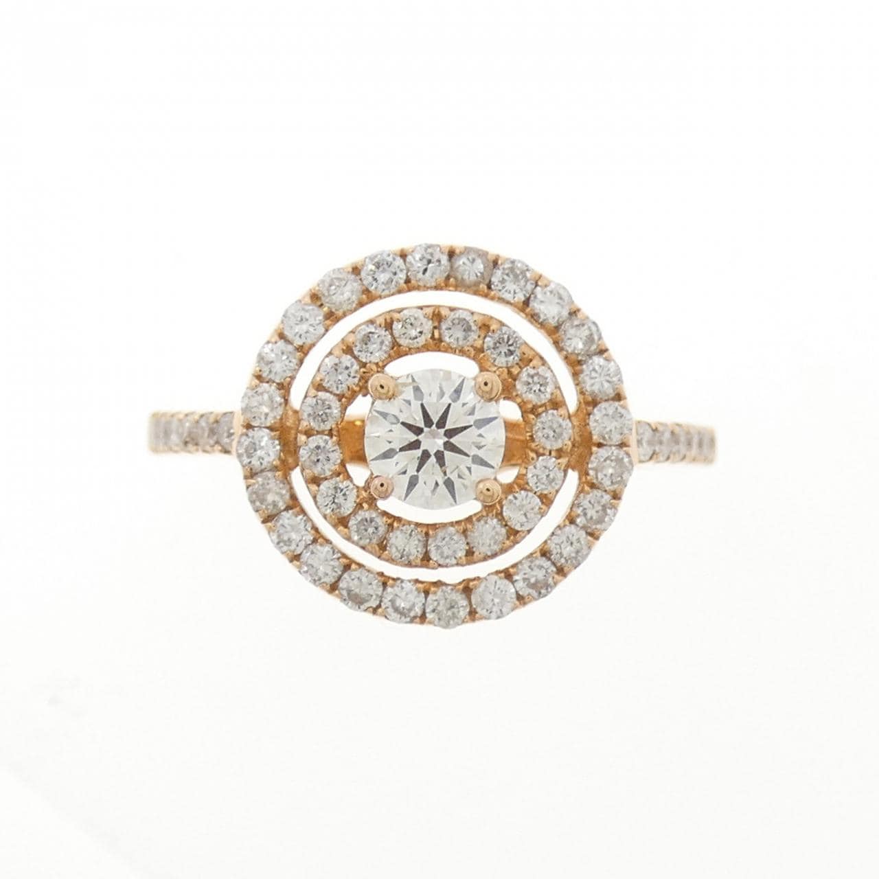 K18PG ダイヤモンド リング 0.50CT