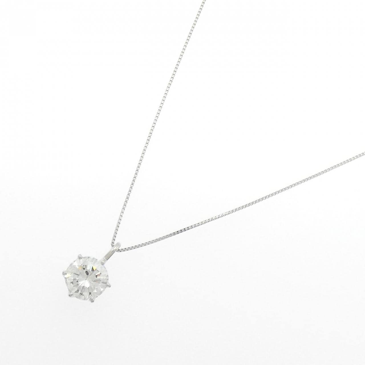 PT900/PT850 ダイヤモンド ネックレス 1.418CT H SI2 Good